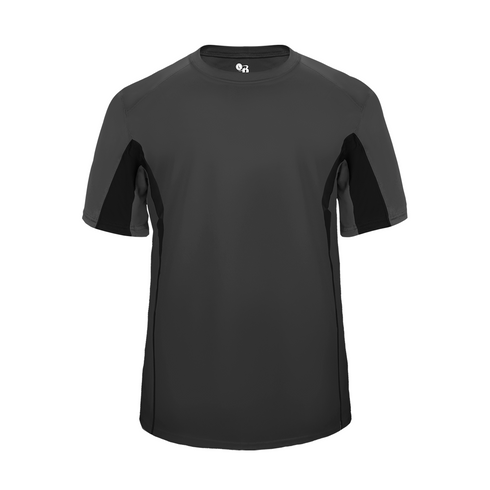 Badger Sport Drive Tee (414700-023904), Color 'Graphite/Black'